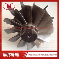 HX40 64/76mm 12 blades turbo wheel/ turbine shaft&wheel for turbocharger journal bearing