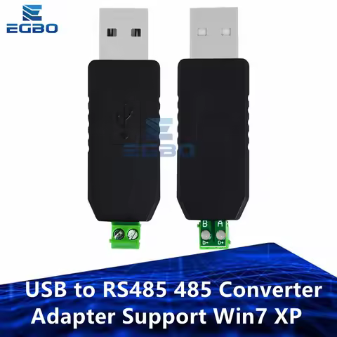 1~10PCS USB to RS485 485 Converter Adapter Support Win7 XP Vista Linux Mac OS WinCE5.0