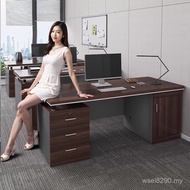 Table Simple Computer Work Position Desktop Old Combination Single Modern Desk Desk Chair Office Sta