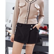 6096 Thresa Button Skort Women's Korean Skirt Pants