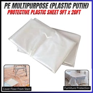 (9ft x 20ft) PE Multipurpose Protective Plastic Sheet / Plastic Tutup Barang