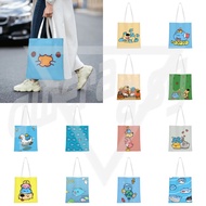 BUGCAT CAPOO Canvas Tote Shopping Bag Ladies Shopping Cloth Bag