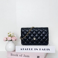 Chanel 經典款 魚子醬WOC-黑金