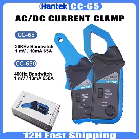 Hantek CC-65/CC-650/CC-800 Multimeter, Suitable For AC 20KHz Bandwidth 1MV/10mA 65A Oscilloscope, Wi