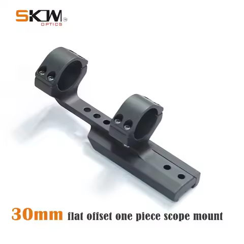 SKWoptics 30mm Mount Ring, Flat Offset Mount, , 21MM Picatinny Rails, 6061-T6 Aluminium