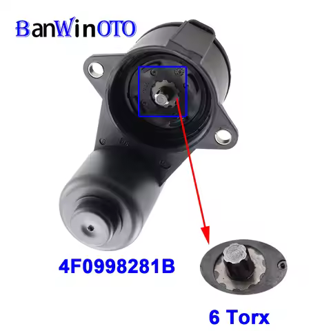 1pcs Caliper Servo Motor Wheel Handbrake Brake 6 or 12 Torx Tooth For Audi A6 S6 Quattro 2005-2011 4