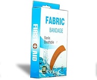 Band Aid Sterile 3/4" x 3" Flexible Fabric Self Adhesive Bandages with Non-Stick Pad for Wound Care
