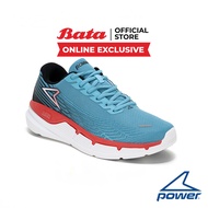 Bata บาจา (Online Exclusive) ยี่ห้อ Power รองเท้ากีฬาวิ่ง Running Shoes พร้อมเทคโนโลยี DuoFoam Max 500 LX สำหรับผู้ชาย รุ่นลี ฐานัฐพ์ สีฟ้า 8189536