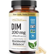 Suplemen DIM 200 mg |   Keseimbangan Estrogen untuk Wanita & Lelaki |   Jerawat Hormon, Keseimbangan