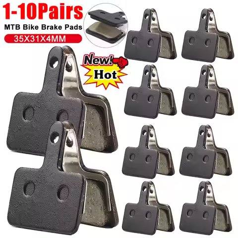 1-10Pairs Resin Bicycle Disc Brake Pads For Shimano B01S MT200 M400 MT500 M315 M525 M475 M495 M515 M