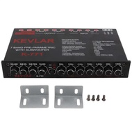 Good Car Audio Graphic Equalizer Low Pass 7Band Graphic EQ for Stereo