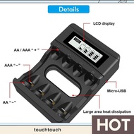 Charging Stand AA/AAA Battery 1.5V AA/AAA Battery with USB Charger touchtouch.