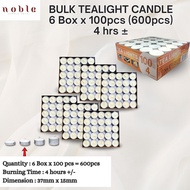 Tealight Candle 100pcs (4hrs±) [High Quality]
