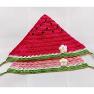 數位 Easy Crochet Watermelon Bandana Pattern, PDF Pattern - Instant Download