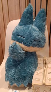 全新日本Taito夾出Pokémon fit 系列卡比獸(Munchlax)  Mocchi-Mocchi Plush 公仔(連牌）