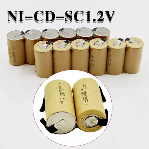 2800mAh 4/5 SC Ni-CD Battery 1.2V Sub C batteries with tab for Power Tools