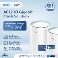 CUDY M1300 Mesh WiFi 6 Router AC1200 Dual Band