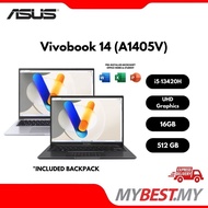 (NEW)ASUS Vivobook 14 A1405V-ALY409WS/ALY410WS (14" WUXGA/I5-13420H/16GB/512GB SSD/Intel UHD Graphic