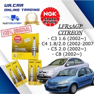 CITREON C3 1.6 (2002~) , C4 1.8 /2.0 (2002 - 2007) , C5  LFR5AGP NGK G-POWER SPARK PLUG 100% ORIGINA
