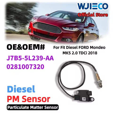 WJIECO PM Sensor For J7B55L239AA 0281007320 Particulate Sensor For Ford Mondeo MK5 2.0TDCi 2018 Dies