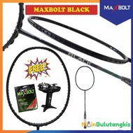 Premium Raket Badminton Maxbolt Black Original