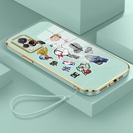 Phone Case For VIVO V21 4G V21 5G V21s 5G V21E V20 V20 SE Case Casing Softcase Movement Side Plating