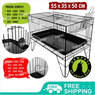 SEMPATI Bak Keramba Mandi Burung Sempati Besi Premium Keramba Mandi Tempat Wadah Kotak Mandi Burung 