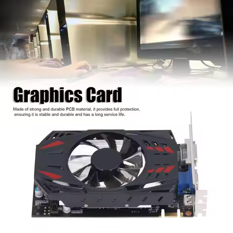 GTX550TI Graphics Card 2GB GDDR5 128BIT PCI Express Single Fan Computer Desktop PC Gaming Graphics C
