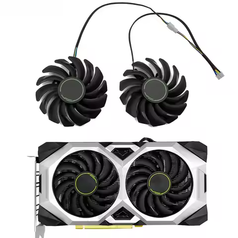 87MM 4Pin GPU Cooling Fan PLD09210S12HH For MSI RTX2060 Super 2070 VENTUS XS OC Video Graphics Card