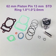 Motorcycle 62 Piston Pin 13 mm Gasket Set for Honda CG150 CG 150CC 162FMJ Euro 2 150 150cc
