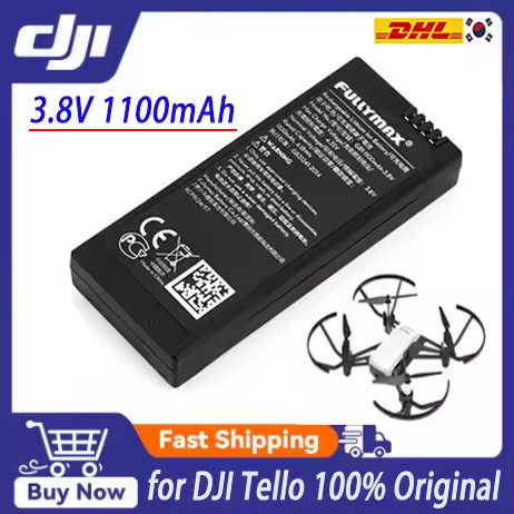 For DJI Tello Intelligent Flight Drone Original Battery 3.8V 1100mAh Rechargeable Battery Accessorie