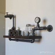 Creative Art American Country Shelf Iron Art Style Wall-Mounted Display Rack Partition Rack 5VLOFT B