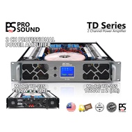 PS Pro Sound TD-23S (1350Wx2) / TD-26S (1600Wx2) Professional 2CH Power Amplifier Stage Audio DJ per