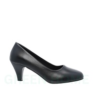 LAS Elegant Black Office Wear Hill Shoes for Women  Comfortable & Stylish MZ 927