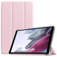 Case for Samsung Galaxy Tab A7 Lite 8.7 2021 (SM-T220/T225/T227), Slim Lightweight Translucent Frosted Hard Back Tri-fold Protective Cover Shell for Galaxy Tab A7 Lite 8.7" Tablet