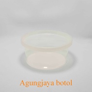 Meal Box 12 Oz Round Natural / Plastic Meal Box / Meal Box / Dessert Box / Meal Box