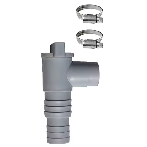 Motorhome Grey Water Tank Drainage Tap Set 28mm/32mm with Mounting Bracket Caravan Camper Waste Syst