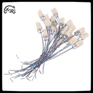 [8C11] 10/20Pcs G9 Light Bulb Socket Ceramic Lamp Base Holder Connector Led Halogen Light LED Lamp B