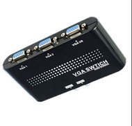 VGA切換器 2進1出 | 2-Port VGA Switch Box | 2 In 1 Out / 1 In 2 Out Bi-Directional Monitor Sharing