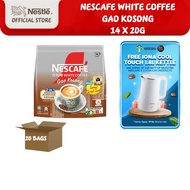 [Carton] NESCAFE White Coffee Gao Kosong (14 x 20g)