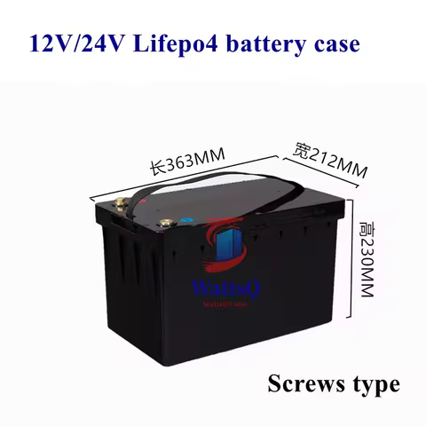 12v 24V Lifepo4 Battery Case 50AH 80AH 100AH 120/150AH Lifepo4 Batteri Plastic Box