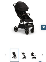 Nuna TRVL™ lx 輕量嬰兒推車 (黑色) | 單手摺疊 | 7.1kg | 行貨  |