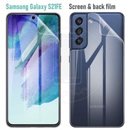 Samsung Galaxy S21 S20 S10 S10E S9 S8 Plus Ultra FE S21FE Front/Back HD Hydrogel Screen Film Protector Full Coverage