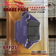 RACING LINE Brake Pad BPF05 for Yamaha Y15ZR/ NVX155/N-MAX/EGO-Solariz/EGO-Avantiz/LC135 FI (V8)