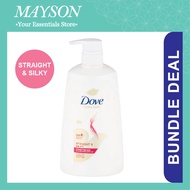 Dove Straight & Silky Conditioner 660ml