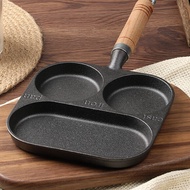 Multifunctional Deepened Omelette Pan Egg Burger Pan Cast Iron Mold Egg Burger Maker Pan Uncoated Pa