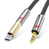 GOLLEY LION USB C ถึง3.5มม.Audio Aux สายแจ็คประเภท C ถึง3.5มม.หูฟังสเตอริโอเข้ากันได้กับ Samsung Gal