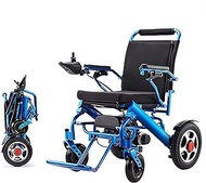 Lightweight for home use Lightweight Folding Carry Electric Wheelchairs for Adults Durable Compact Transit Travel Wheelchair Safe And Easy To Drive for Extra Comfort Support 220 Lb