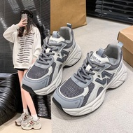 Uniti Thick-Soled Daddy Shoes Women's High-End Autumn Mesh Breathable Sports Lightweight Running Whi