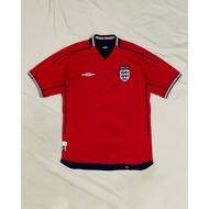 Original Umbro England Away Kit 2002 2003 2004 Vintage Football Jersey size M